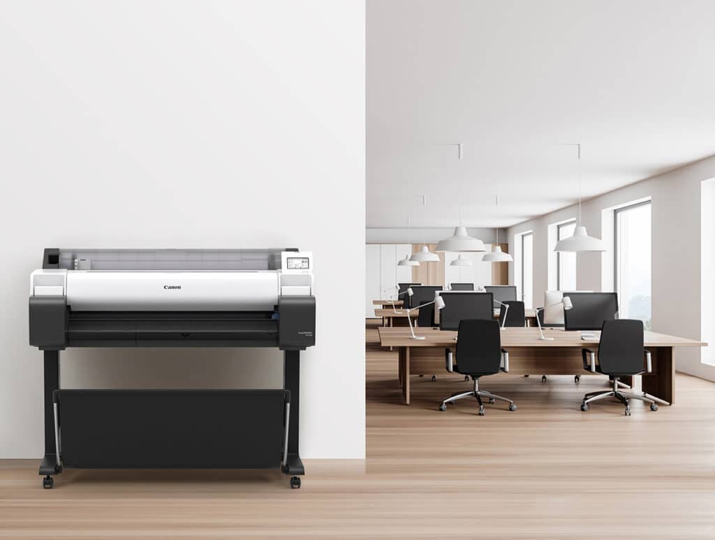 Canon printer in kantoorruimte